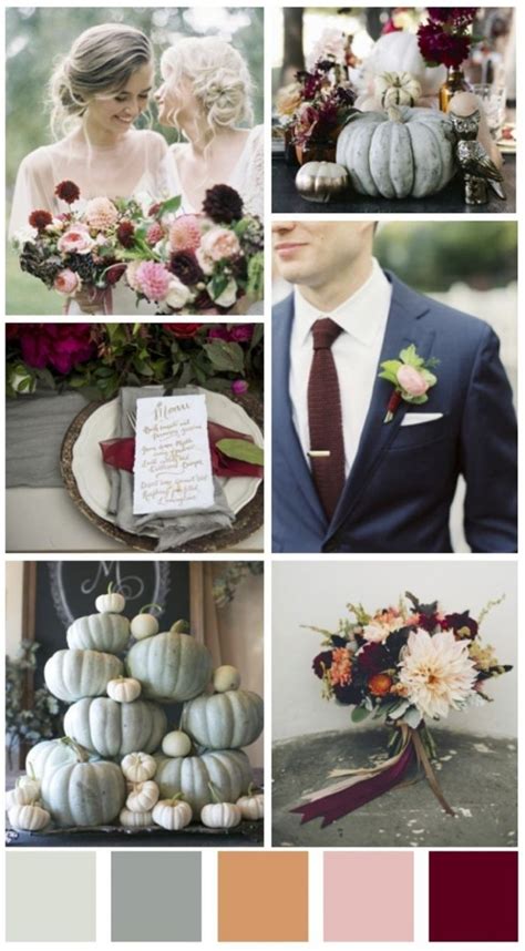 Beach wedding invitations & favors shopping. Elegant Fall Beach Wedding Color Schemes | October wedding ...