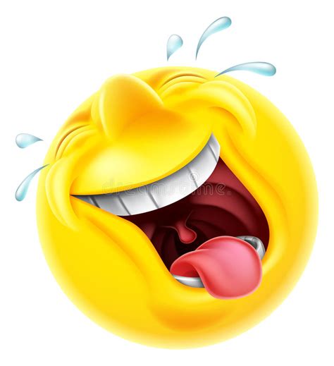 Laughing Emoji Emoticon Stock Vector Illustration Of Manic 70646719