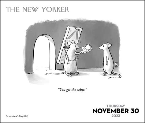 New Yorker Cartoon Calendar 2023 Printable Calendar 2023