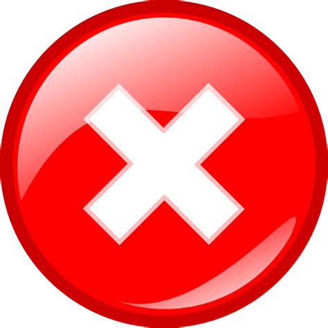 8 Error Icon Clip Art Free Images Windows Close Button Icon Error
