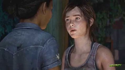 Ellie And Riley Kiss Scene The Last Of Us Left Behind Youtube