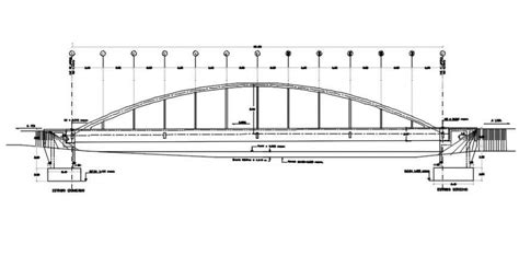 Rcc Bridge Structure Detail Plan And Elevation D View Cad Block Layout