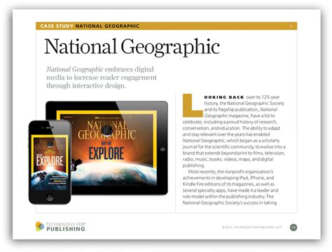 National Geographic Technology For Publishing Llc
