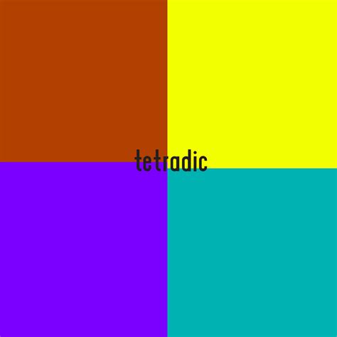 Tetradic Colors. The 