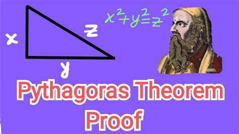 Pythagoras Theorem Proof Youtube
