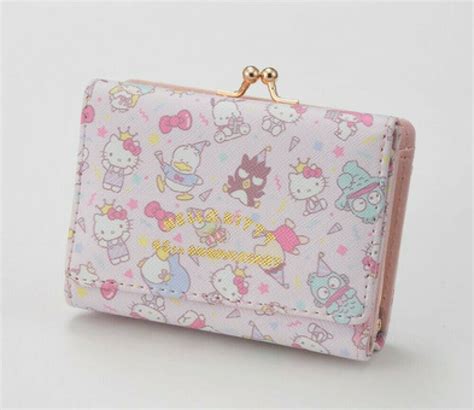 Hello Kitty 45th Anniversary Trifold Wallet Pink Sakuraya Japan
