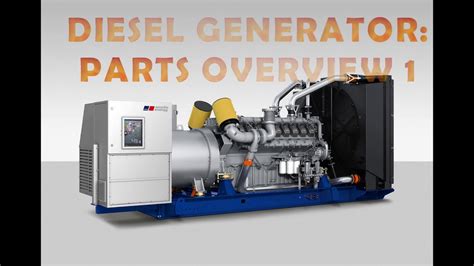 Diesel Generator Parts Overview 1 1 Minute Youtube