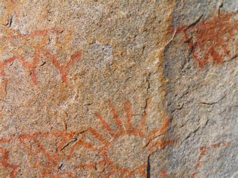 Pictographs Just Outside Of Little Blair Valley In The Anza Borrego