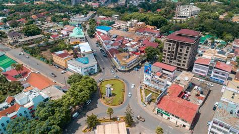 Aerial View Of The City Of Arusha Tanzania Editorial Stock Photo