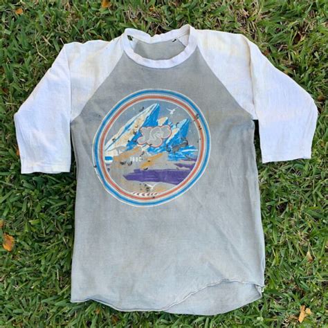 Vintage 1980 Yes Drama Tour Concert Baseball Raglan T Shirt Rare Ebay