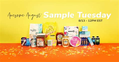 Free Pinchme Sample Boxes Tuesday August 13th 2019 Julies Freebies