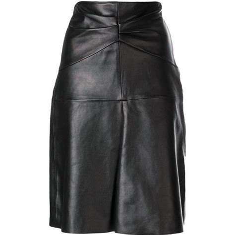 Isabel Marant Gathered A Line Skirt €765 Liked On Polyvore Featuring