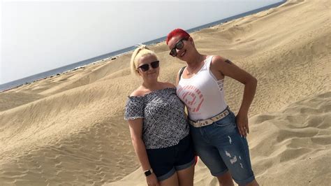 Dunas De Maspalomas July 2018 Walking In The Red Hot Sand Dunes