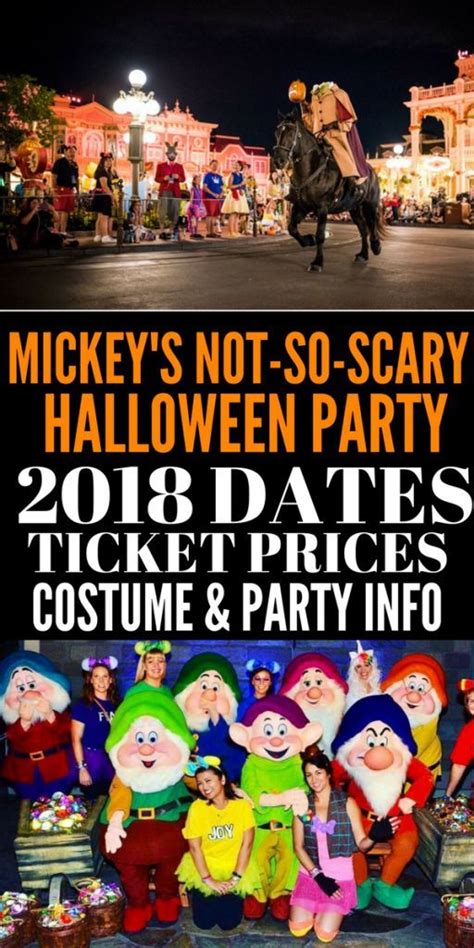 Mickeys Not So Scary Halloween Party 2020 Datestickets And Prices