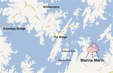 35 Map Of Lake Martin Al Maps Database Source