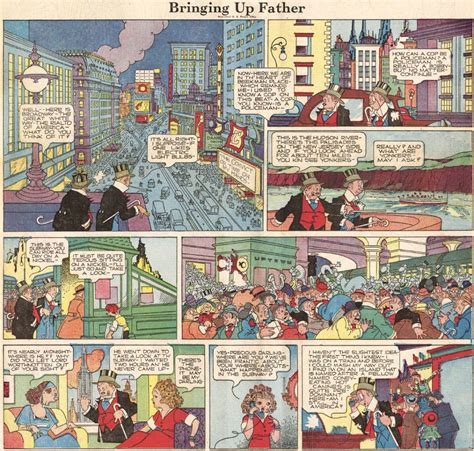 bringing up father comic strip by george mcmanus that ran from 1913 to 2000 the strip was also