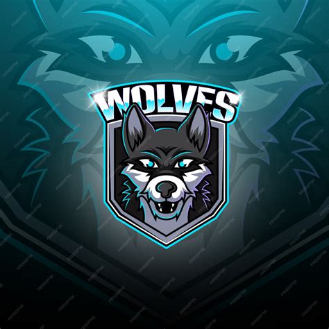 Premium Vector Wolves Esport Mascot Logo Design