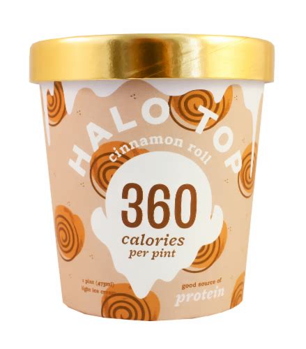 Halo Top Cinnamon Roll Protein Ice Cream Calories Per Pint Pint Kroger