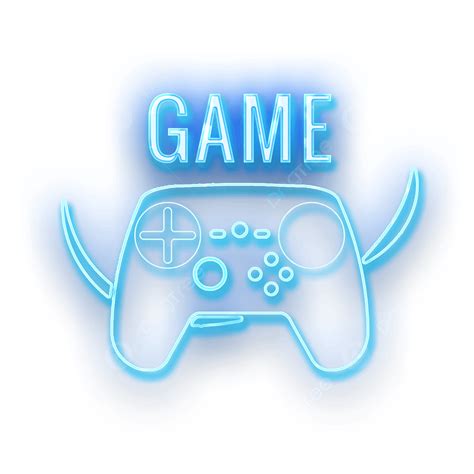 Juego Neon Png PNG Diseño De Neón Amante De Los Juegos Friki PNG y