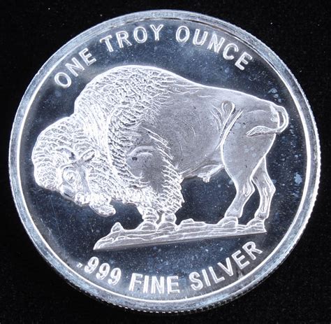 Troy Ounce Fine Silver Buffalo Nickel Commemorative Bullion