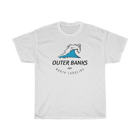 Outer Banks T Shirt Breaking Waves Tee Obx North Carolina Etsy