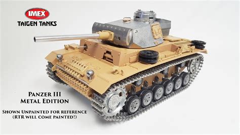 Taigen Panzer Iii Metal Edition Airsoft 24ghz Rtr Rc Tank 116th