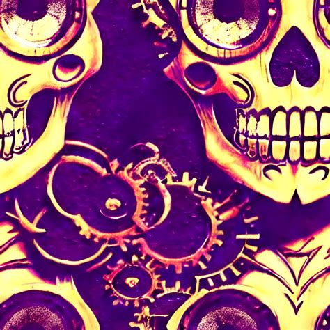 Highly Detailed Steampunk Sugar Skull Girl Realistic Lavish Rich Ambiance Graphic · Creative Fabrica