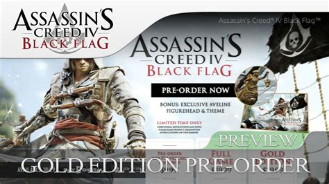 Assassins Creed 4 Black Flag Gold Edition Pre Order From PlayStation