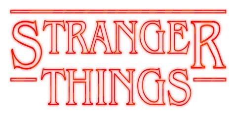 Stranger Things Logo Png Foto Png Mart
