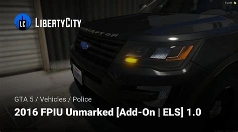 Download 2016 Fpiu Unmarked Add On Els 10 For Gta 5