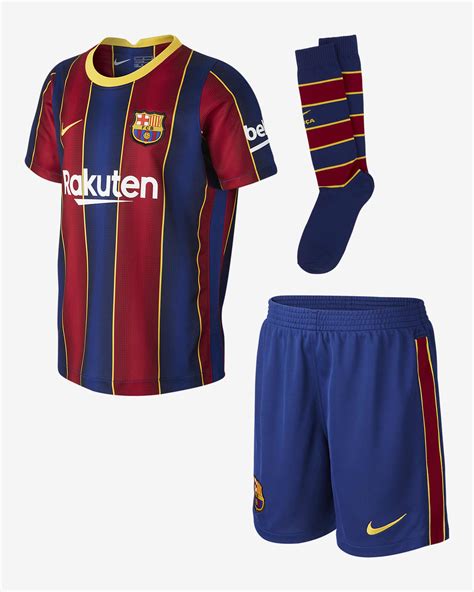 Fc Barcelona 202021 Home Younger Kids Football Kit Nike Eg
