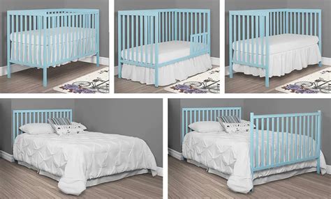 Crib Convertible To Twin Bed Davinci Brook 4 In 1 Convertible Crib