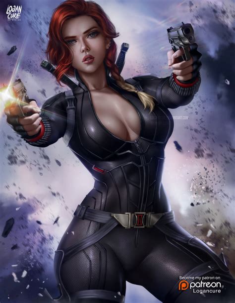 Black Widow Scarlett Johansson Patreon Reward By Logan