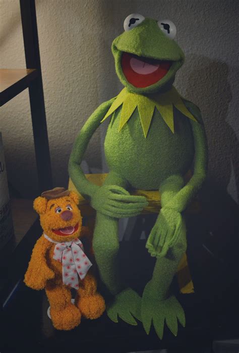 Hand Stitched Kermit The Frog Puppet Replica