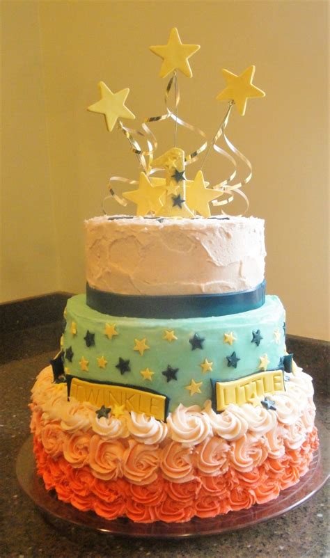 Twinkle Twinkle Little Star Birthday Cake