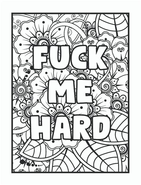 41 Dirty Funny Coloring Pages For Adults Adult Coloring Book Etsy Uk