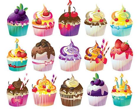 52 Candy Clipartcandy Clip Artprintablelollipop Etsy Cupcake