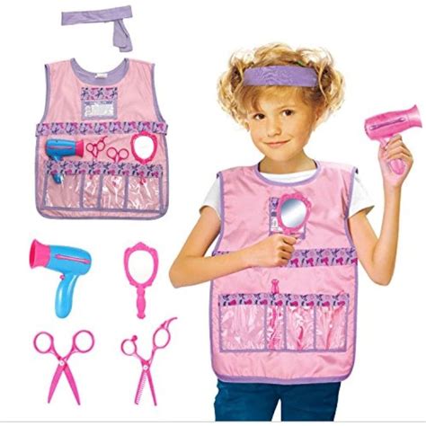 Shop Boyang Melissa And Doug Hair Stylist Role Play Costume 3 8 Years