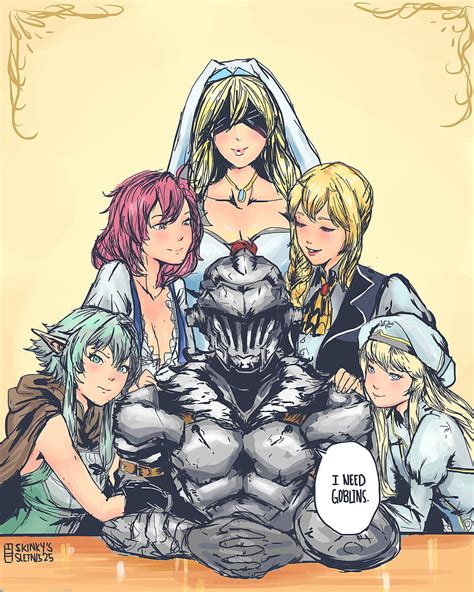 1080p free download goblin slayer anime girls no bra cleavage embarrassed long hair