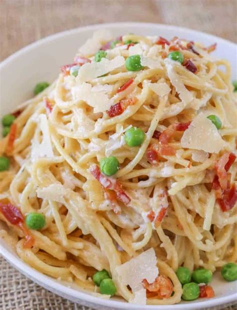 Spaghetti Carbonara With Cream Cheese Recipe