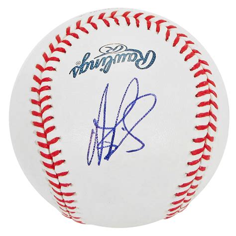 Albert Pujols Autographed Los Angeles Angels Official Mlb Baseball Jsa