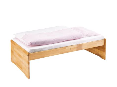 Matratzenmaß 140 x 70 cm. Pinolino Kinderbett "Ole", Buche massiv, bio geölt ...
