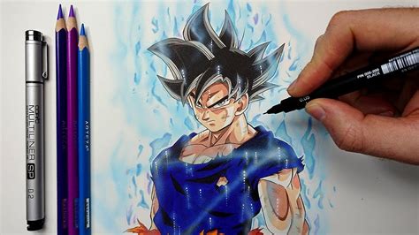 How to draw goku (from dragon ball z) most dragon ball z characters can be drawn using these basic shapes and proportions. How To Draw ULTRA INSTINCT | Goku | TUTORIAL - YouTube