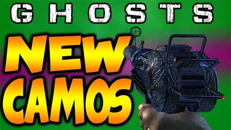 Call Of Duty Ghosts New Camos Cod Ghosts All New Dlc Camos Gameplay