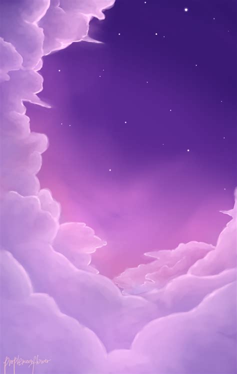 Purple Sky By Kailapumanaki On Deviantart