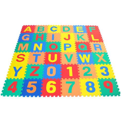 The unique design lets kids learn kinetically and through tactile interactions, deeply ingraining these important learning milestones. Soft Eva Foam Floor Baby Kids Play Mat Gym Alphabet ...