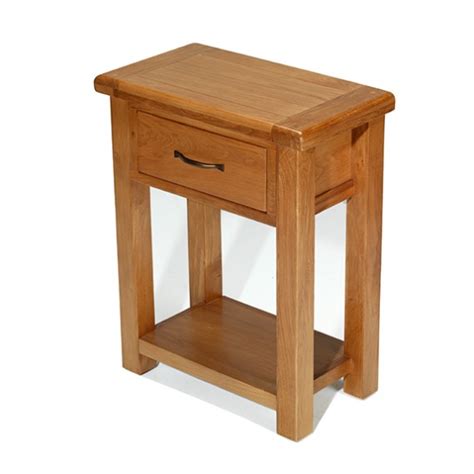 Emsworth Oak Small Hall Table - Lifestyle Furniture UK