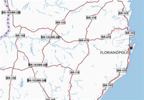 Michelin Santa Catarina Map Viamichelin