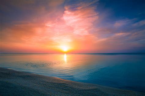Sunrise Over Sea Stock Photo Download Image Now Istock