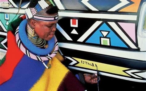Meet Dr Esther Mahlangu An 85 Year Old South African Artist Known For